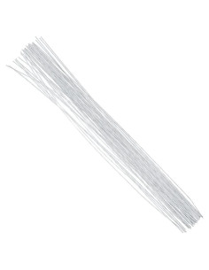 Alambre Floral Blanco DECORA 20 Gauge 40.64 cm 50 Piezas
