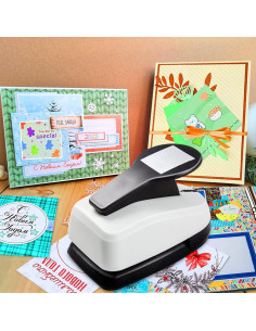 Perforadora de agujero cuadrado HKKYO 4.8 cm para manualidades 2