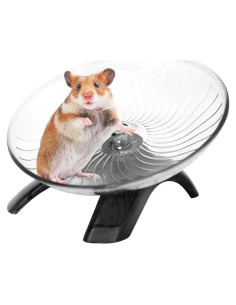 Rueda de Hámster Kakalote 18cm Gris - Juguete Silencioso