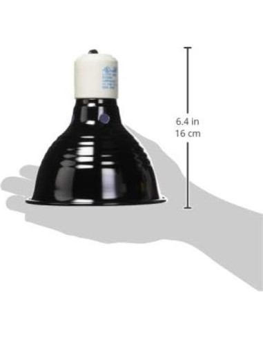 Lámpara Fluker's Repta-Clamp 75W para Reptiles con Interruptor