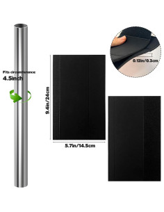 Cubierta de Manija de Puerta Rainmae 2 PCS Neopreno Antideslizante 2