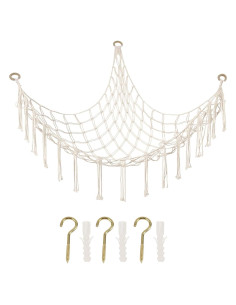 Hamaca de Almacenamiento Grande YONSEN Beige para Peluches