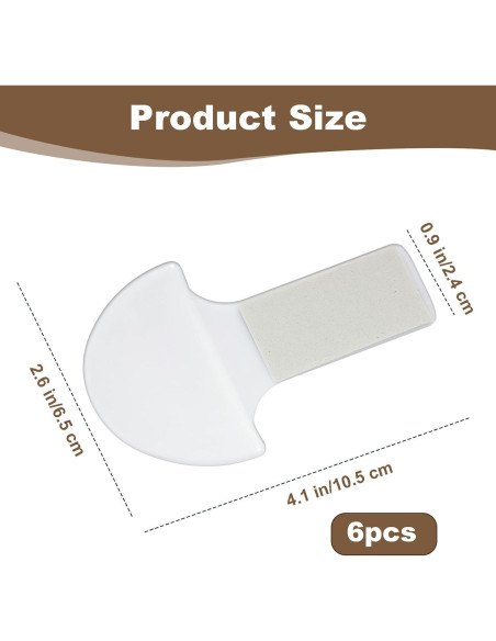 Elevadores de Asiento de Inodoro Autoadhesivos ElevateTech - 6 Pcs