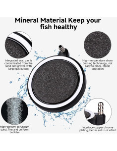 Piedra de Aire Hygger 5 cm para Acuario - Difusor Silencioso 2
