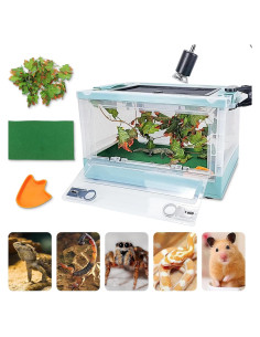 Kits de Terrario Plegable RunDuck para Reptiles - Azul Mediano