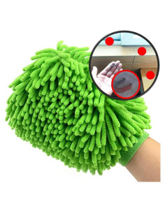 Mitón de Microfibra QUALIALL Verde 26.67x20.32 cm Reutilizable