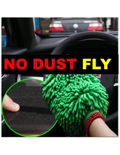 Mitón de Microfibra QUALIALL Verde 26.67x20.32 cm Reutilizable 2