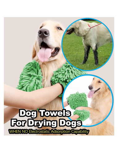 Mitón de Microfibra QUALIALL Verde 26.67x20.32 cm Reutilizable