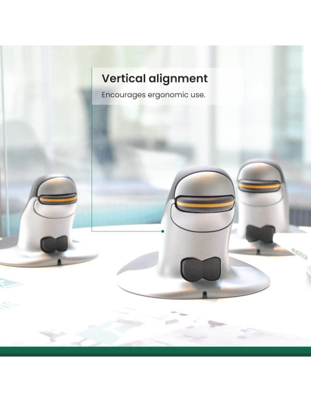 Ratón Ergonómico Inalámbrico Posturite Penguin Mediano
