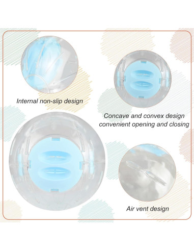 Bola de Ejercicio para Hámster Andiker 14cm Transparente