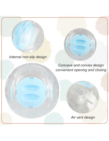 Bola de Ejercicio para Hámster Andiker 14cm Transparente