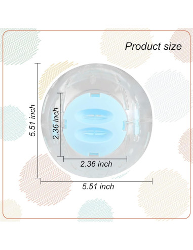 Bola de Ejercicio para Hámster Andiker 14cm Transparente