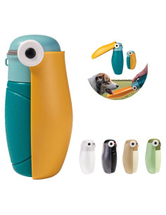 Botella de Agua Plegable para Perros Dustnix 250 ml Azul