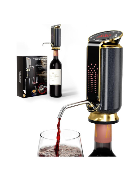 Aerador de Vino Eléctrico Newise WA01 - 3 en 1 con Pantalla LED