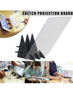 Proyector de Dibujo Óptico SIQITECHNO 26x19cm para Calcar 2