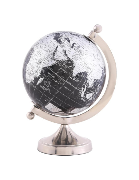 Globo Terráqueo Decorativo Rely+ 5" con Soporte de Metal