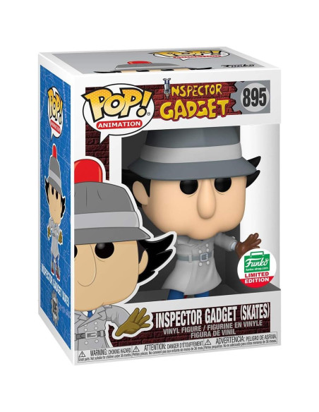 Figura de Vinilo Inspector Gadget con Patines Funko 9.5 cm