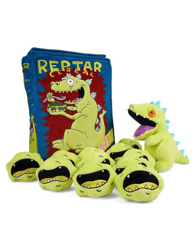 Caja de Cereal de Peluche Reptar Kidrobot 25.4 cm Interactivo