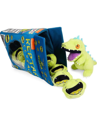 Caja de Cereal de Peluche Reptar Kidrobot 25.4 cm Interactivo