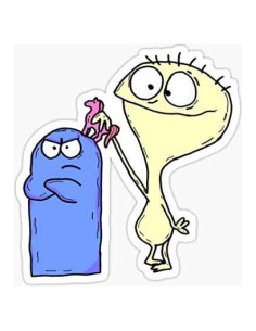 Pegatina Vinilo Impermeable Foster's Home 7.62x7.62 cm