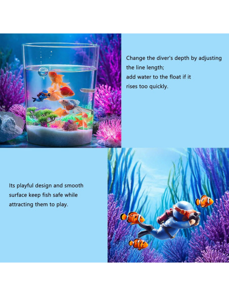 E-TING 23 Piezas Decoración Acuario Plantas Artificiales Seguras