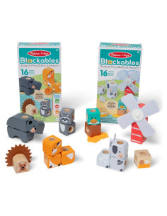 Bloques de Madera Conectables Melissa & Doug 2-Pack Infantil