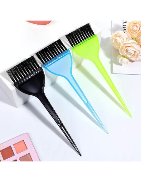 Kit de Brochas para Teñir el Cabello FdcLixuvol - 3 Pcs Colores