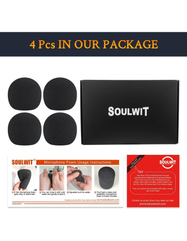 Filtro Pop para Micrófonos SOULWIT - Compatible con SM58/BETA 58A