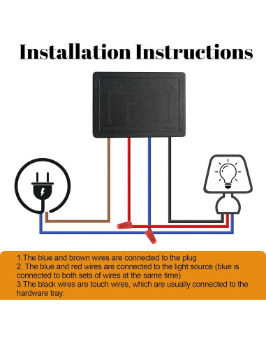 Interruptores Táctiles de Atenuación LifCratms - Paquete de 2