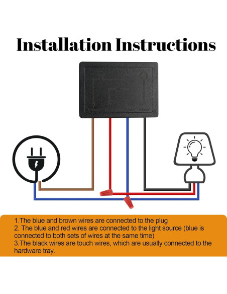 Interruptores Táctiles de Atenuación LifCratms - Paquete de 2