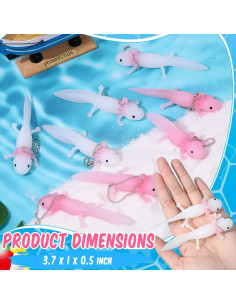 8 Piezas Juguetes Axolotl Lewtemi 3D Antiestrés Vinilo 2