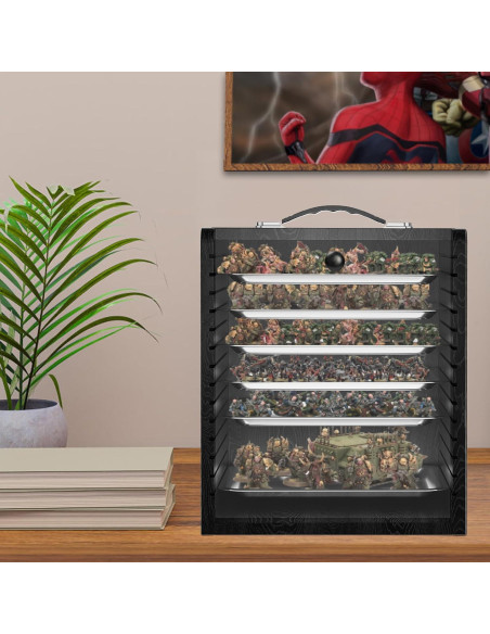 Caja de Almacenamiento WELIDAY para Miniaturas 33x25.4x40.6cm