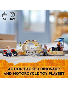 LEGO Mundo Jurásico Atrociraptor Moto 76945 - Juguete 6+ 2