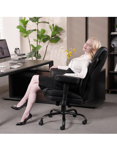 Silla de Oficina Ergonómica BOSMILLER 500lbs Ajustable Masaje