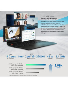 Laptop 2-en-1 ASUS Vivobook S 16 Flip, 16" FHD, Intel i9, 40GB RAM, 1TB SSD 2