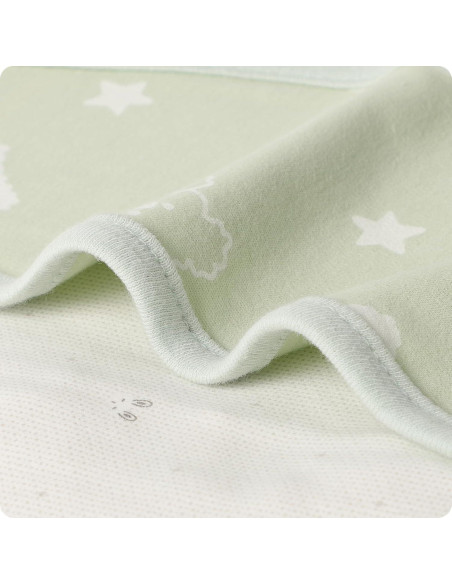 Correa de Abrazo Knirose para Bebés 0-6 Meses Algodón Verde