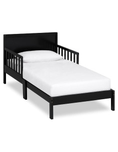 Cama para Niños Dream On Me Brookside Negra, Diseño Bajo, 134.6x73.7 cm