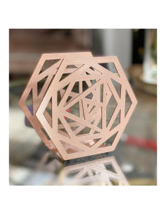 Soporte de Servilletas Vertical Chez JuJu Oro Rosa Acero Inoxidable