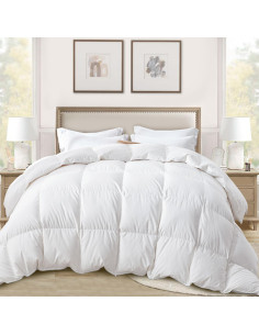 Edredón King Globon de Plumas Ultra Suave 700 Relleno Blanco 2