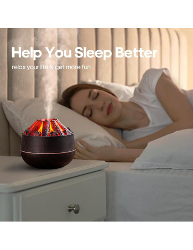 Difusor de Aromaterapia Rican e10c36e0 300ml USB Negro