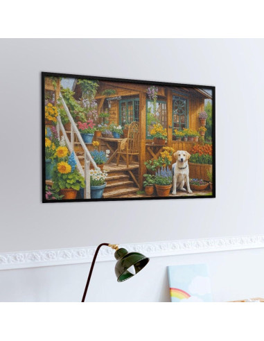 Rompecabezas de Madera 1000 Piezas Montañas Flotantes 75x50cm