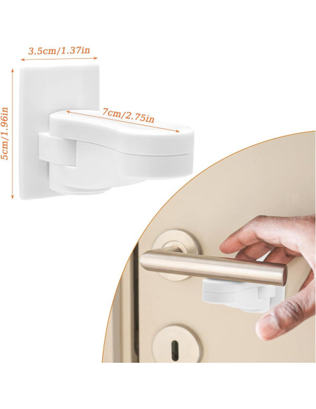 Cerradura de Puerta a Prueba de Niños Coolrunner - Fácil Instalación