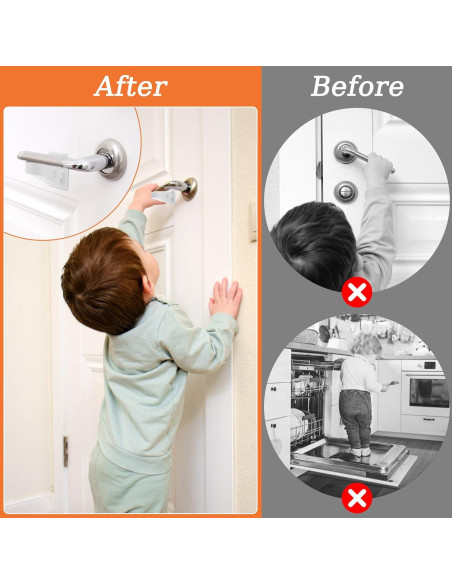 Cerradura de Puerta a Prueba de Niños Coolrunner - Fácil Instalación