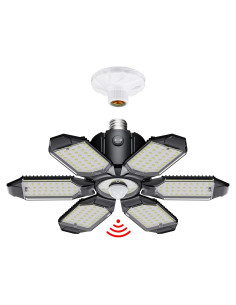 Luz de Garaje LED Hinersound Y6 con Sensor de Movimiento 200W 20000LM