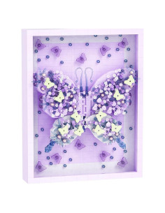 Juego de Bloques de Construcción Mariposa Púrpura BDYDT 2000 Piezas