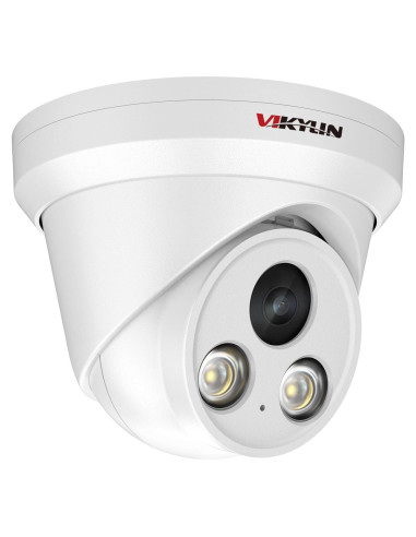 Cámara IP PoE VIKYLIN 8MP 4K Color Completo AI 30m Visión Nocturna