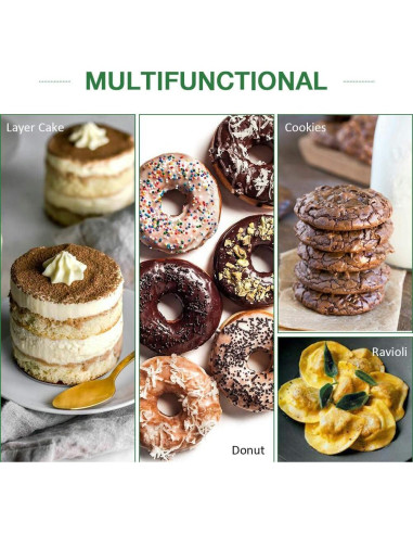 Conjunto de Cortadores de Galletas Redondos Alimat PluS 12 Pzs