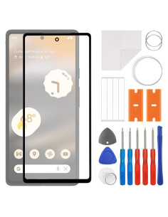 Reemplazo Cristal Frontal Google Pixel 6A + Kit de Herramientas