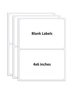 Etiquetas Adhesivas Borrables SVNOOC 4x6 cm 6 Paquete