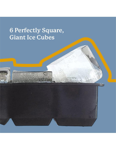 Bandejas de Hielo de Silicona Samuelworld - Combo 4 Esferas y 6 Cubos